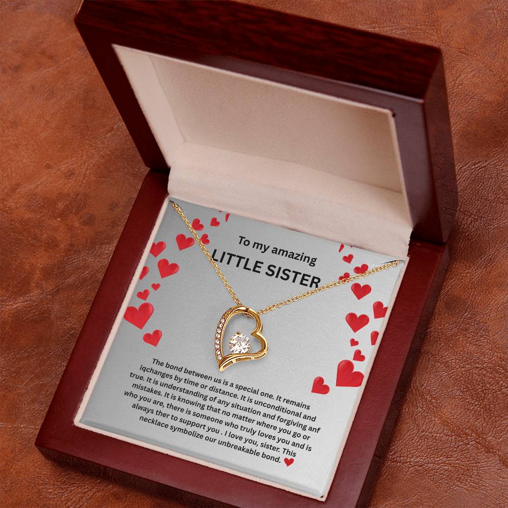 Little Sister Forever Love Necklace