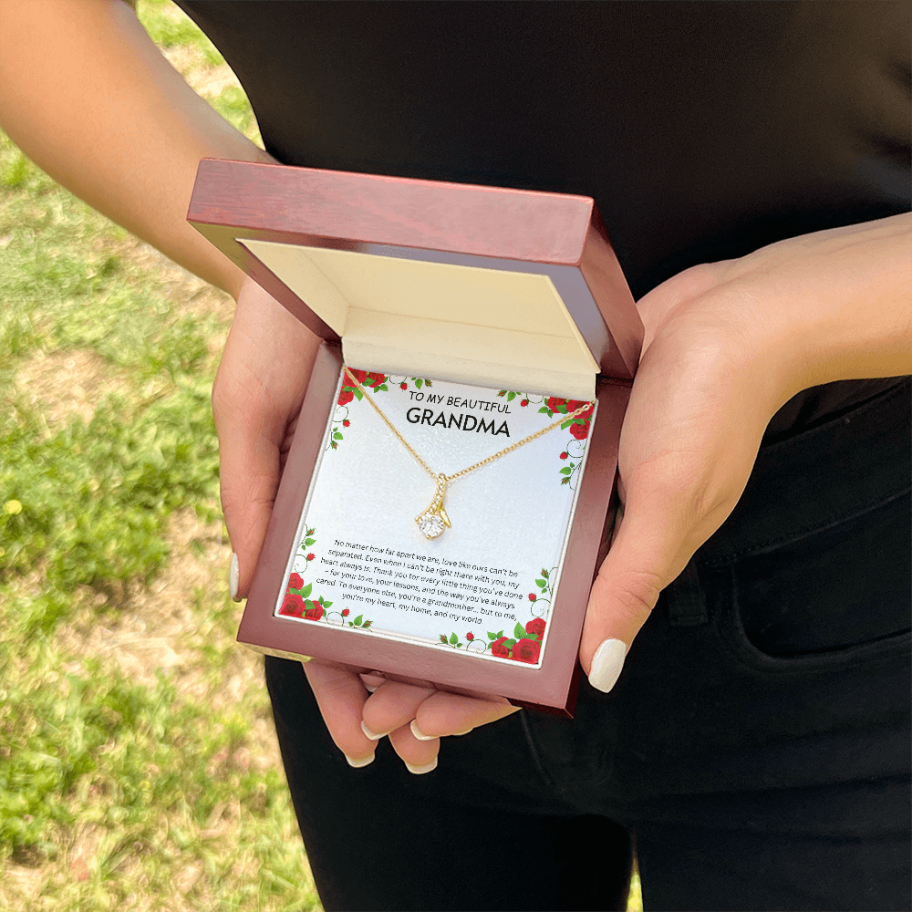 To my Beautiful Grandma- Alluring Beauty Necklaces