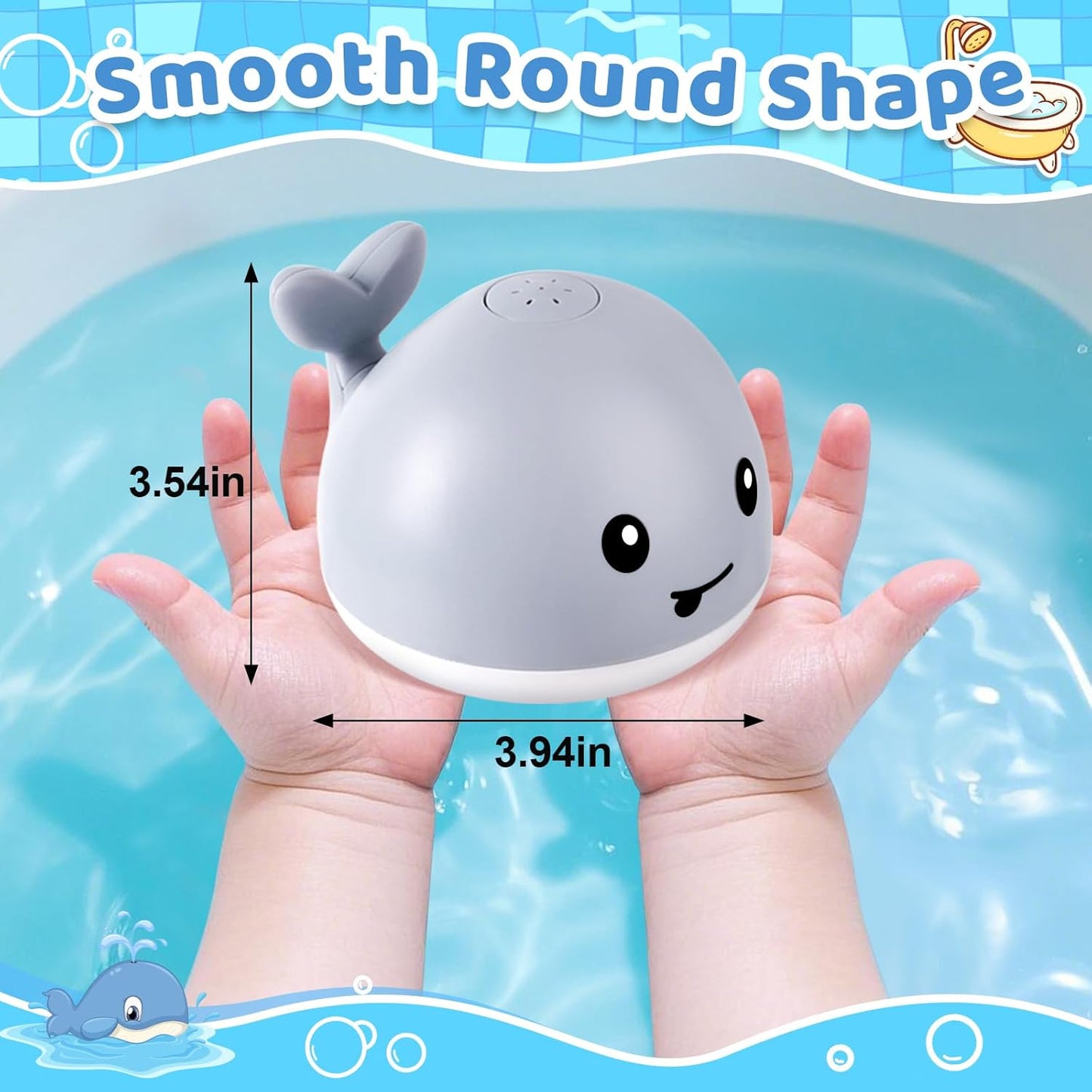Whale Fun Bath Time Toy