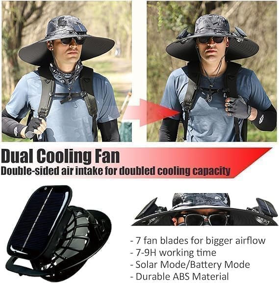 Cool Breeze Solar Cap