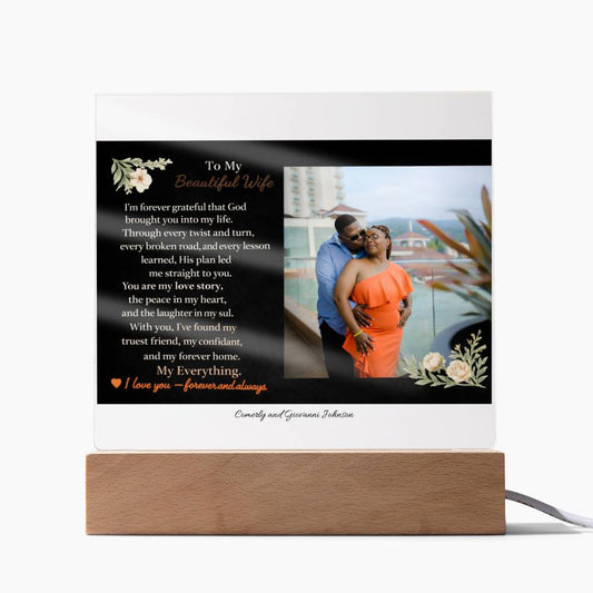 Acrylic Square Plaque