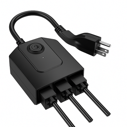 Smart Outdoor Plug – 3 Outlets (IP44)
