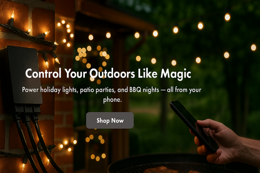 Smart Outdoor Plug – 3 Outlets (IP44)