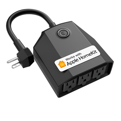 Smart Outdoor Plug – 3 Outlets (IP44)