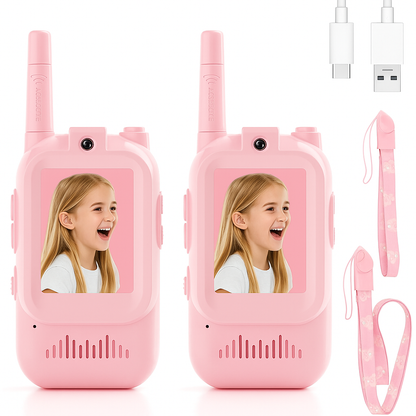 BuddyView™ Kids Video Walkie Talkie Set