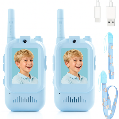 BuddyView™ Kids Video Walkie Talkie Set