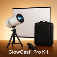 Deluxe Set (Projector + Screen + Stand)