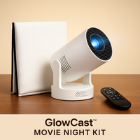 Movie Night Set (Projector + Screen)