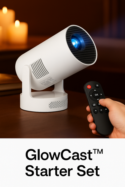 GlowCast™ Mini Projector — Turn Any Wall Into Movie Night Magic