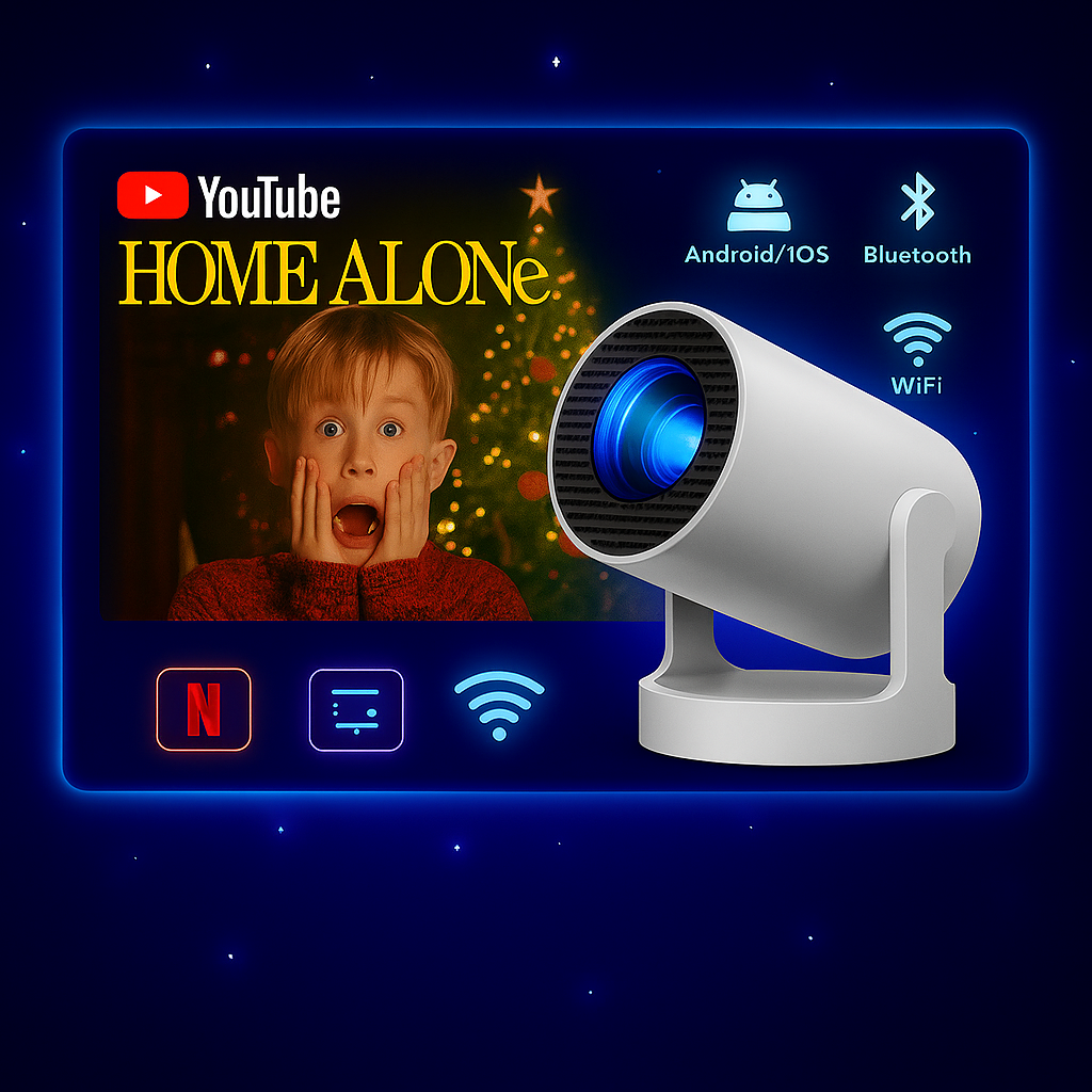 🔥 GlowCast™ Portable Projector