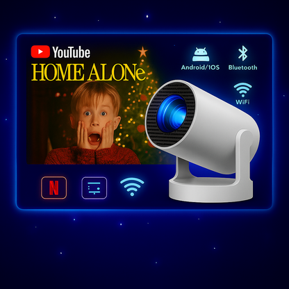 🔥 GlowCast™ Portable Projector