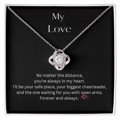To My Love – The Love Knot Necklace
