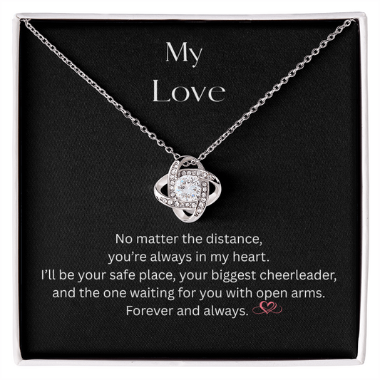 To My Love – The Love Knot Necklace