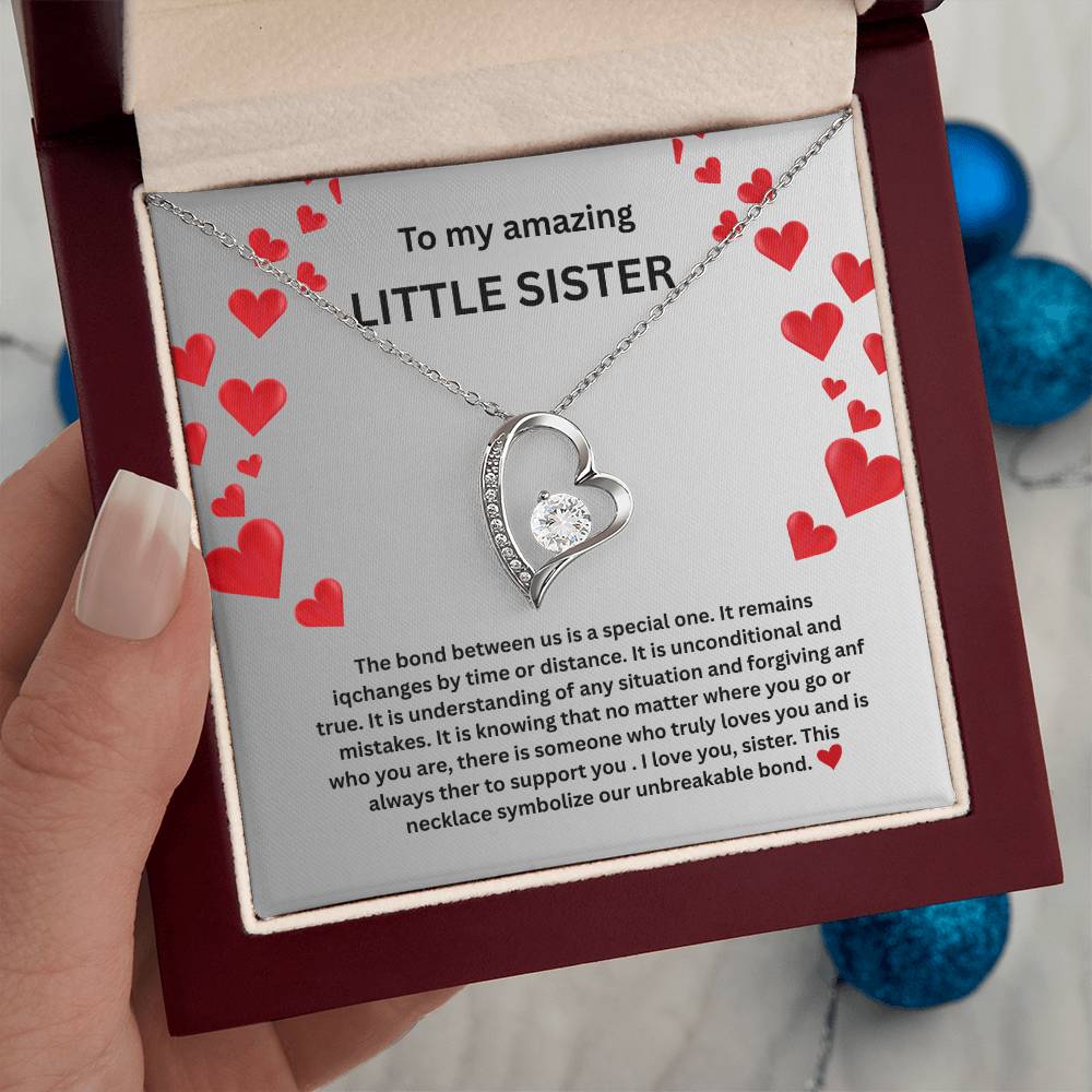 Little Sister Forever Love Necklace