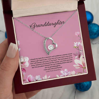 Granddaughter-Forever Love Necklace