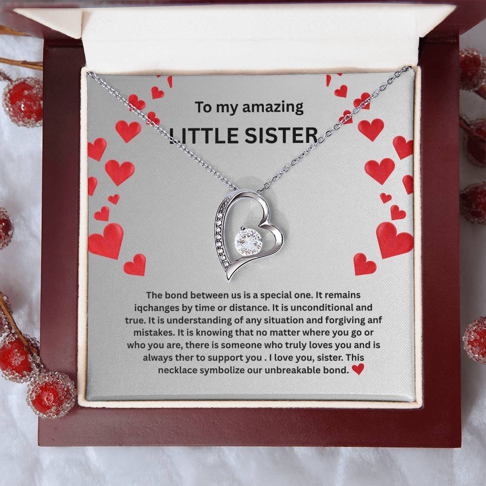 Little Sister Forever Love Necklace