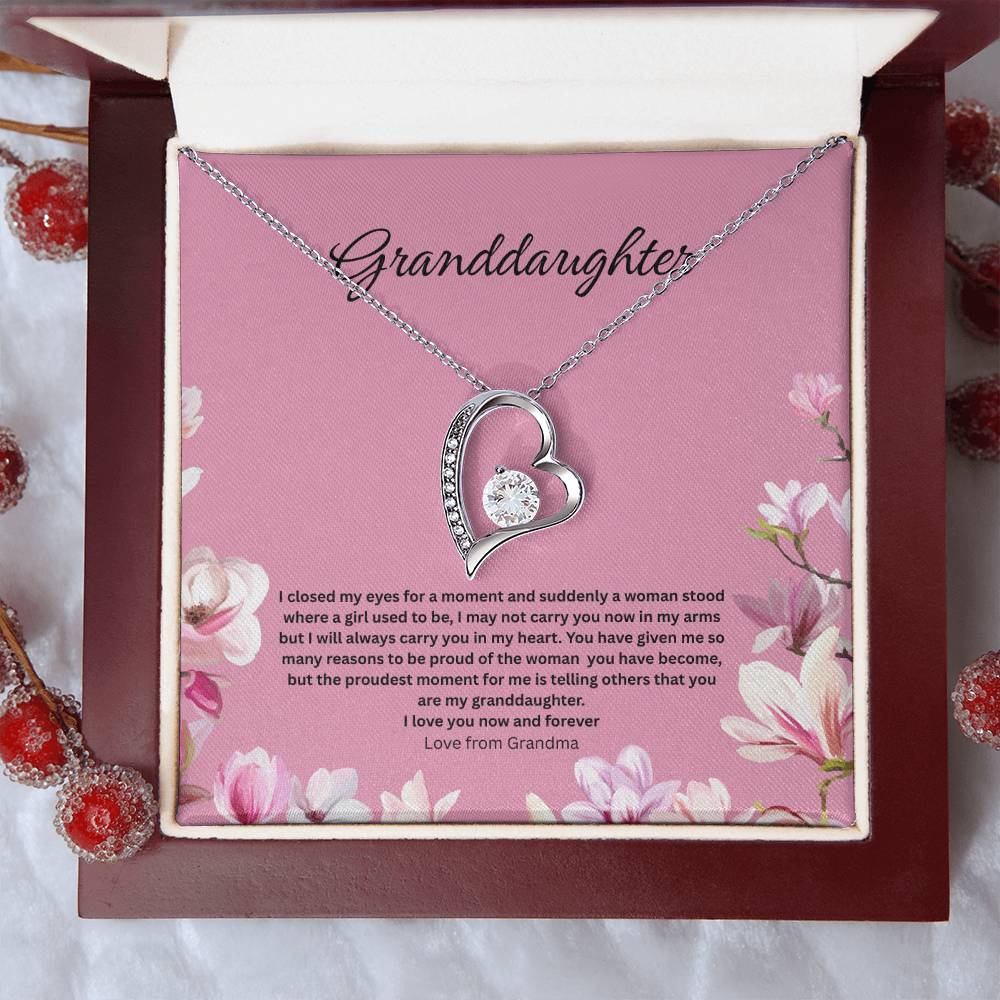 Granddaughter-Forever Love Necklace