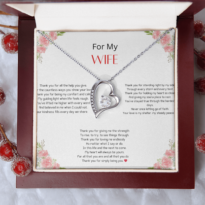 For My Wife-Forever Love Necklace