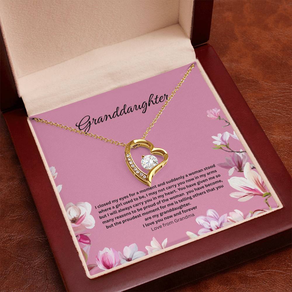 Granddaughter-Forever Love Necklace