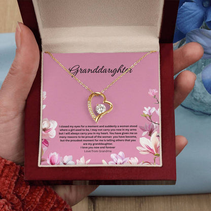 Granddaughter-Forever Love Necklace