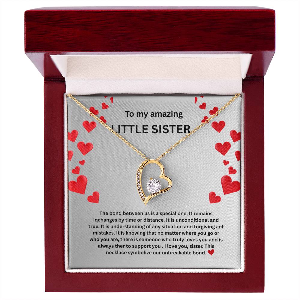 Little Sister Forever Love Necklace
