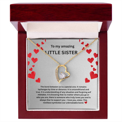 Little Sister Forever Love Necklace