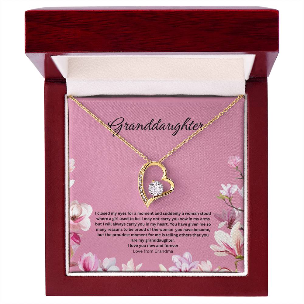 Granddaughter-Forever Love Necklace