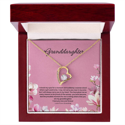 Granddaughter-Forever Love Necklace