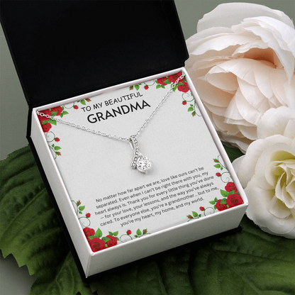 To my Beautiful Grandma- Alluring Beauty Necklaces