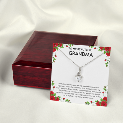To my Beautiful Grandma- Alluring Beauty Necklaces