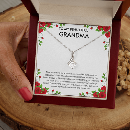 To my Beautiful Grandma- Alluring Beauty Necklaces