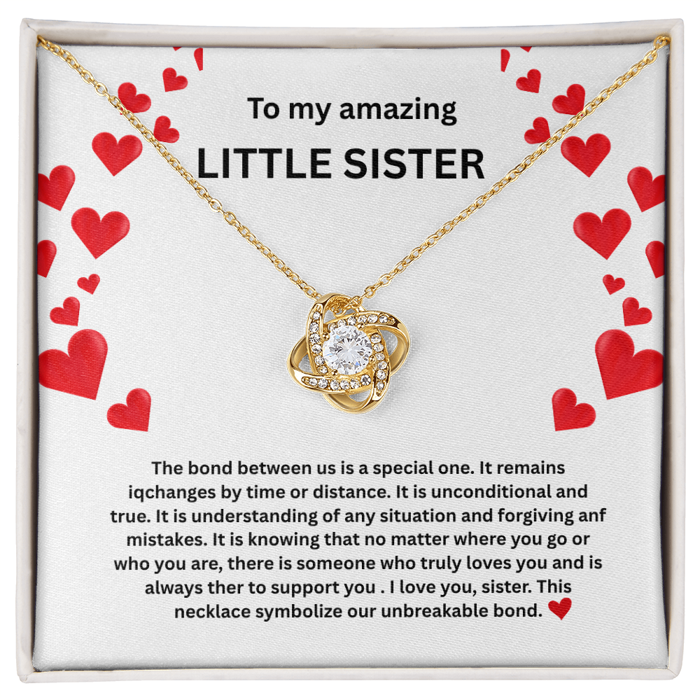 Little sister Love Knot Necklace