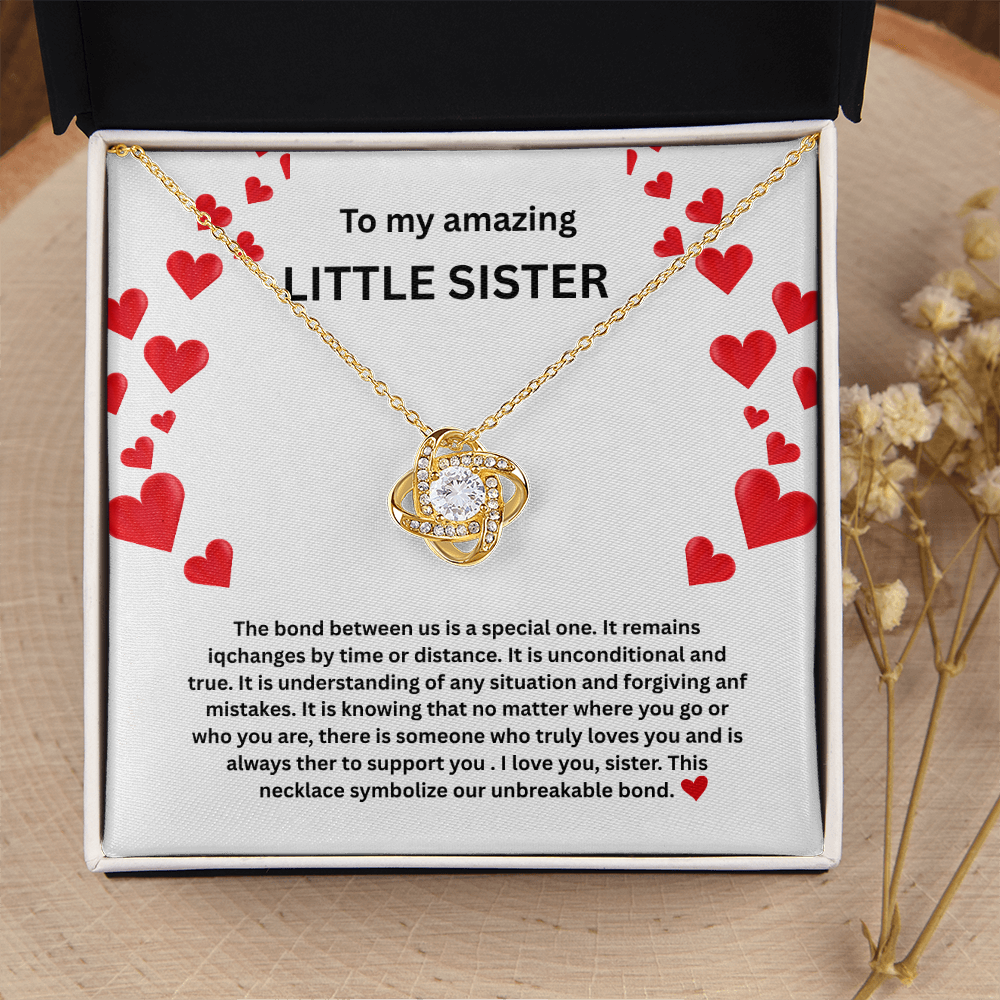 Little sister Love Knot Necklace