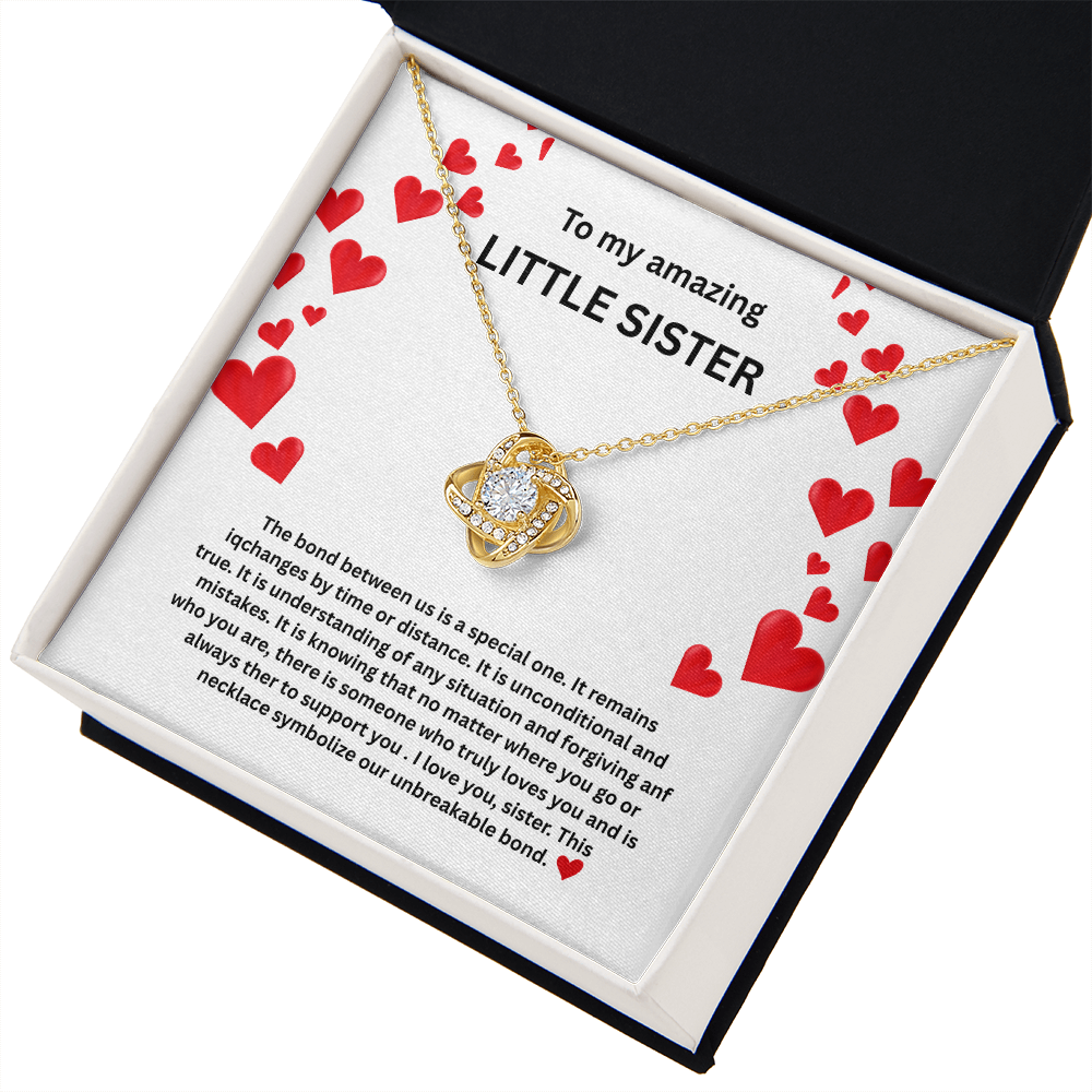 Little sister Love Knot Necklace