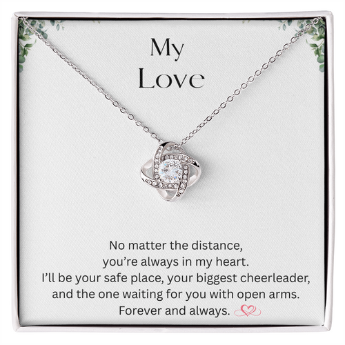 To My Love – The Love Knot Necklace