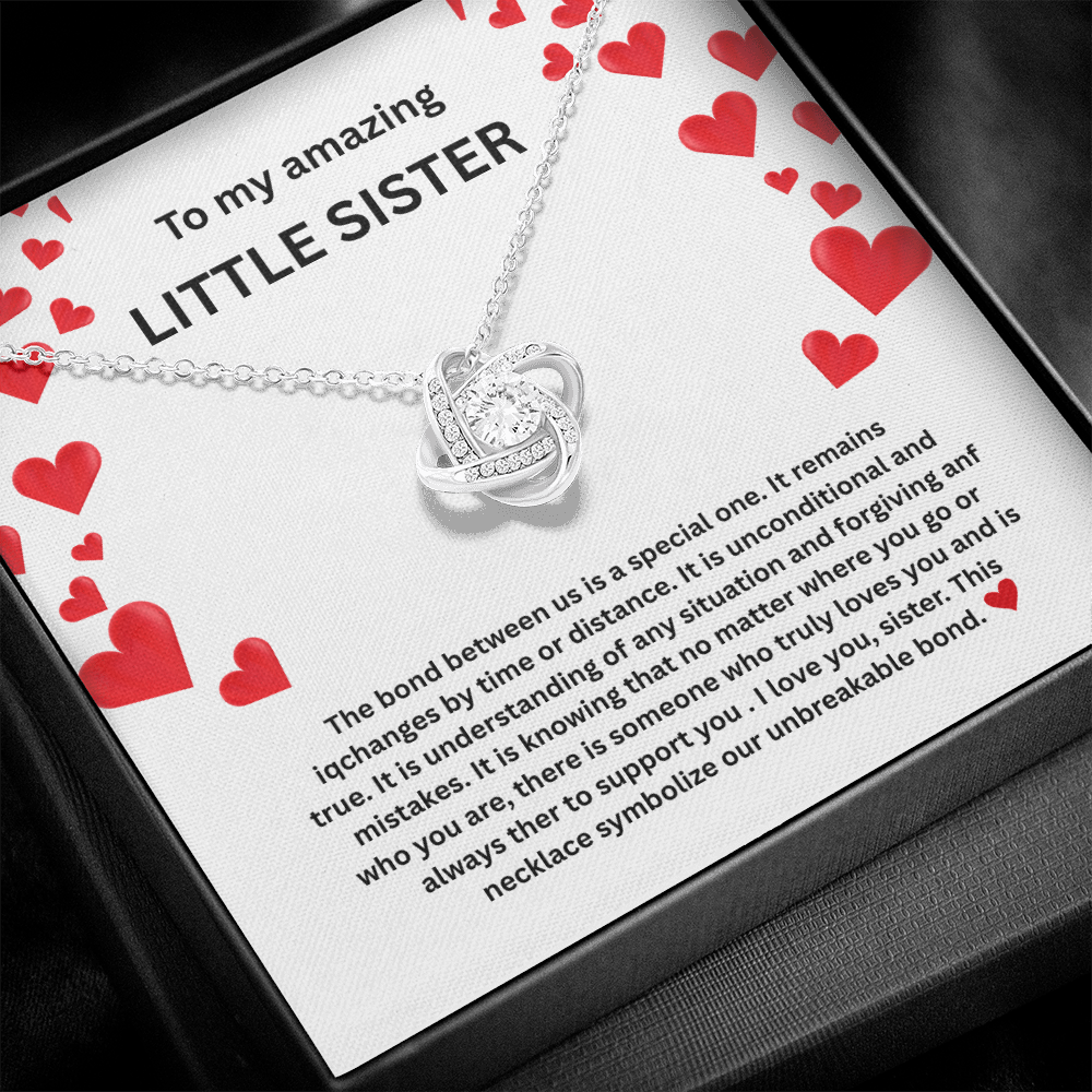 Little sister Love Knot Necklace