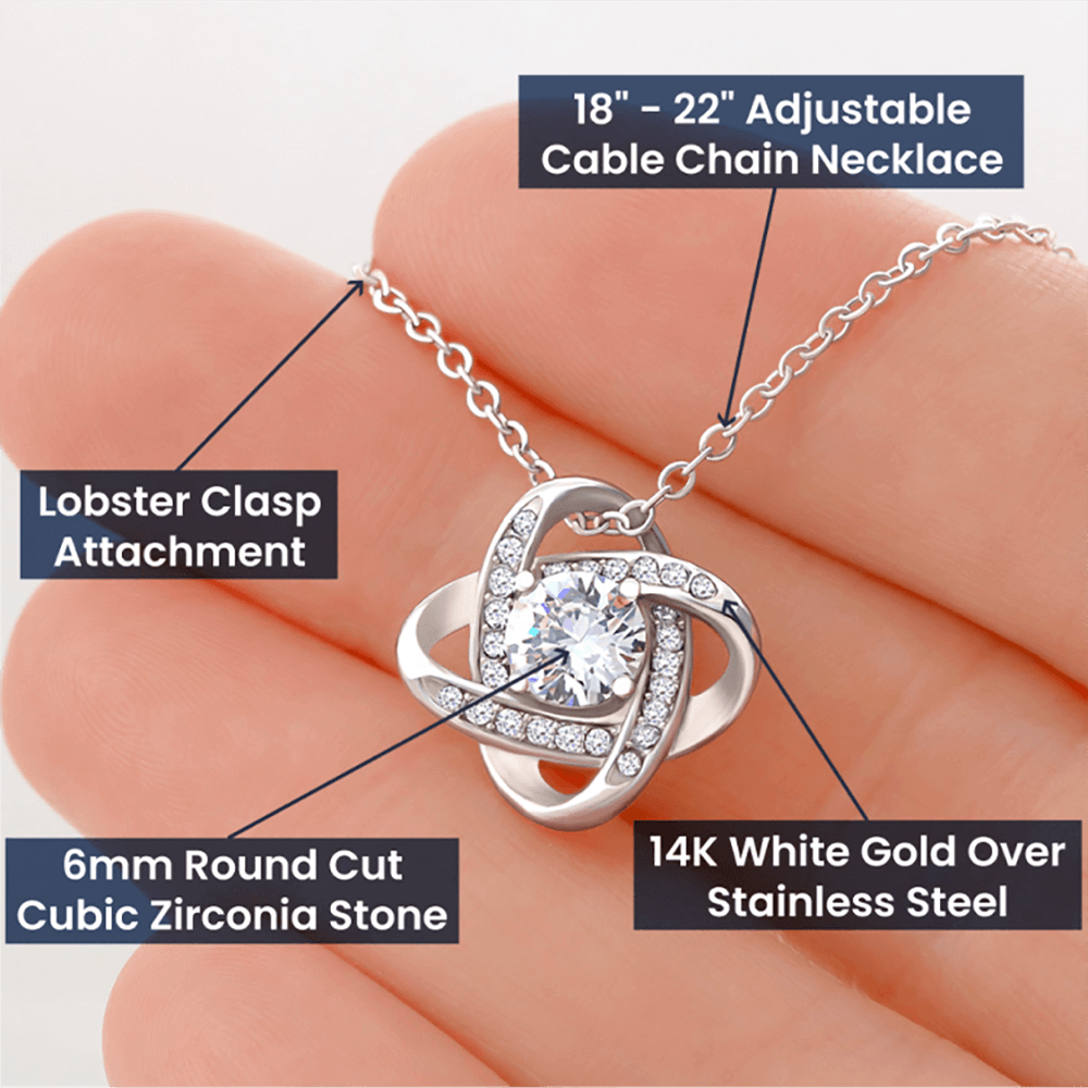 Little sister Love Knot Necklace