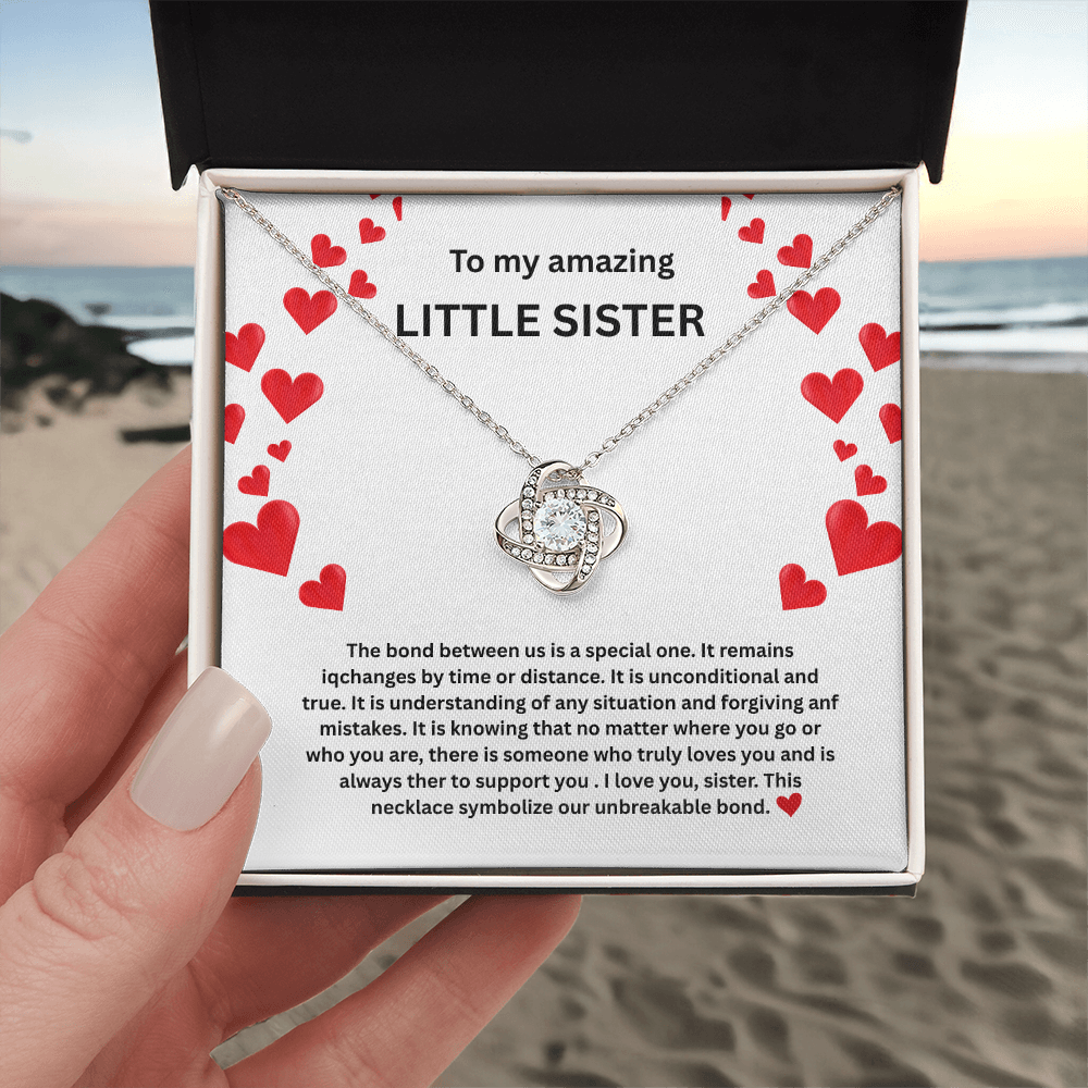 Little sister Love Knot Necklace