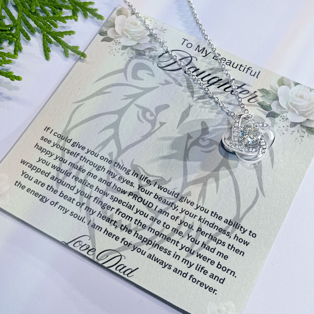 To My Beautiful daughter Necklace