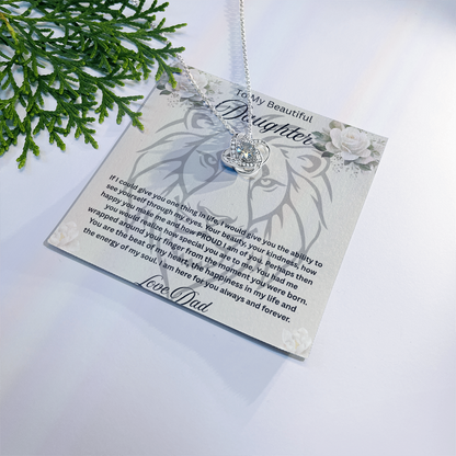 To My Beautiful daughter Necklace