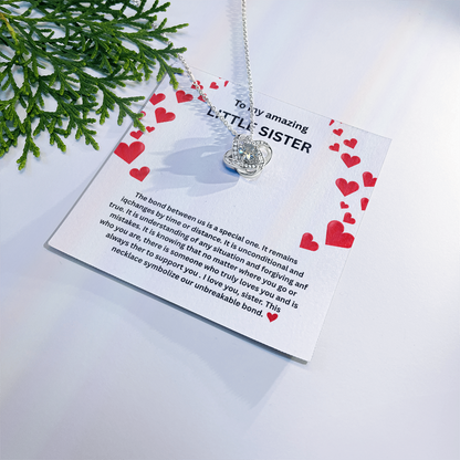 Little sister Love Knot Necklace