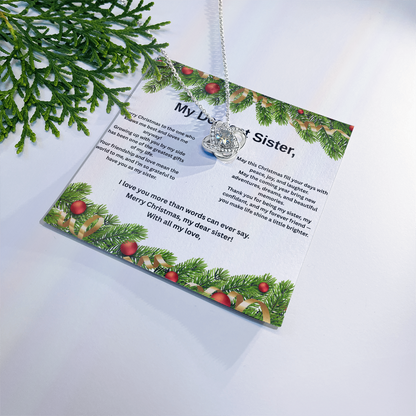 My Dearest Sister Love Knot Necklace