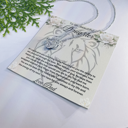 To My Beautiful daughter Necklace