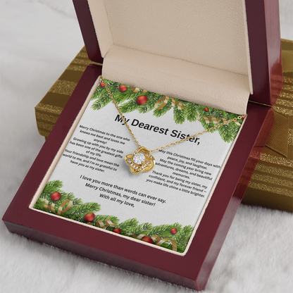 My Dearest Sister Love Knot Necklace