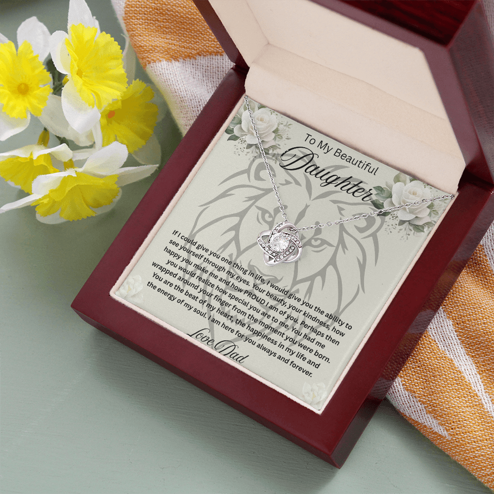 To My Beautiful daughter Necklace