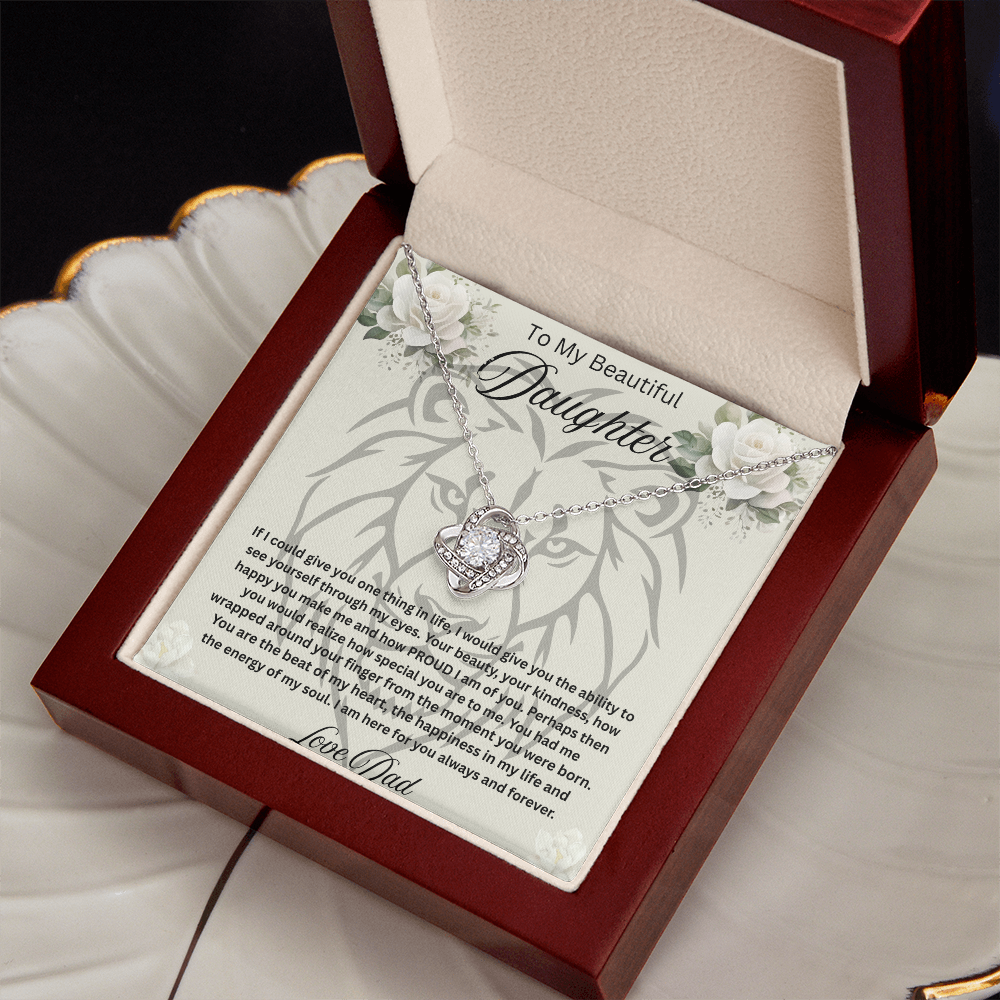 To My Beautiful daughter Necklace