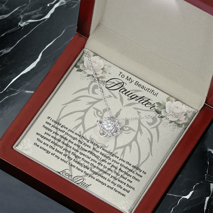 To My Beautiful daughter Necklace