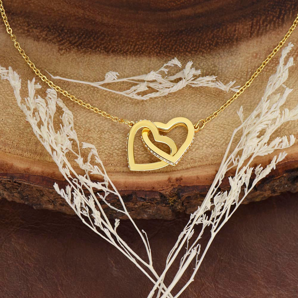 Little Sister Necklace Interlocking Hearts