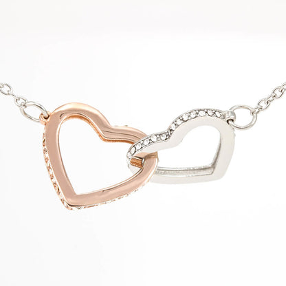Little Sister Necklace Interlocking Hearts