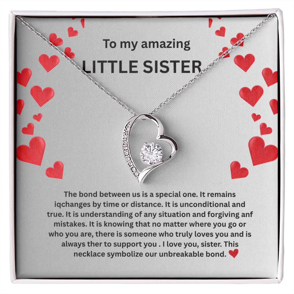 Little Sister Forever Love Necklace